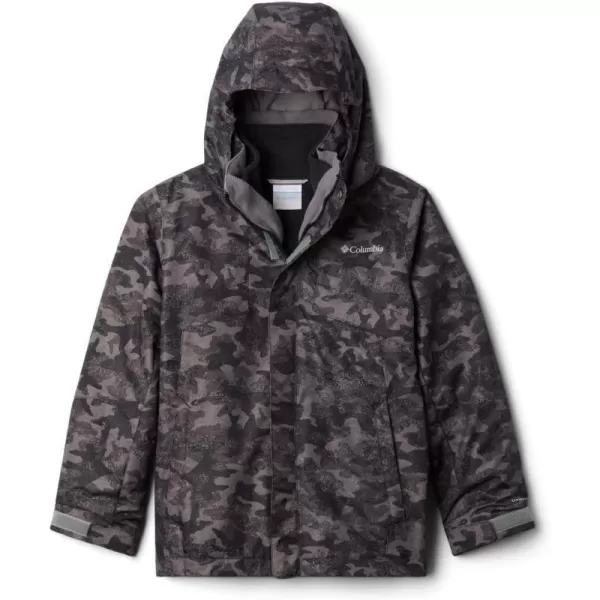 Columbia Boys Bugaboo II Fleece Interchange JacketCity Grey Camo PrintCity Grey