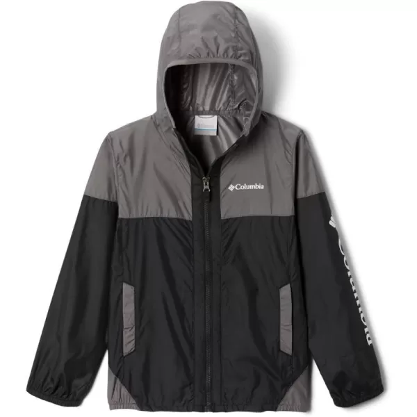 Columbia Boys Flash Challenger WindbreakerBlackCity Grey