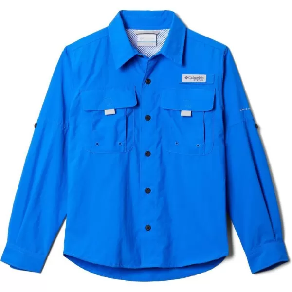 Columbia Boys PFG Bahama Long Sleeve ShirtBlue Macaw