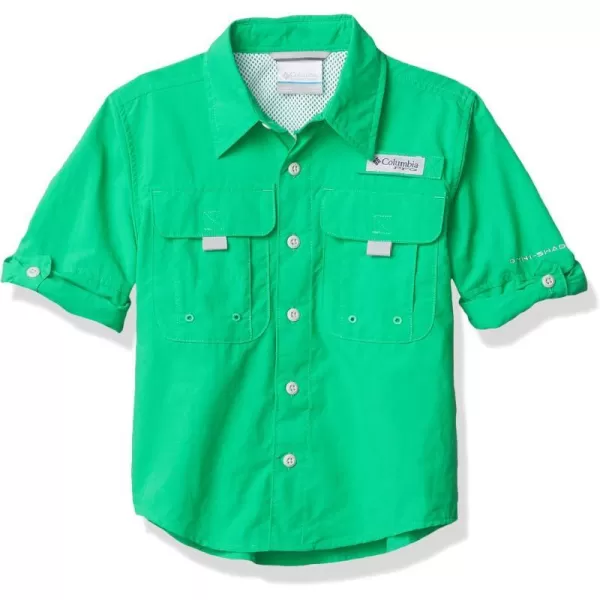 Columbia Boys PFG Bahama Long Sleeve ShirtDark Lime