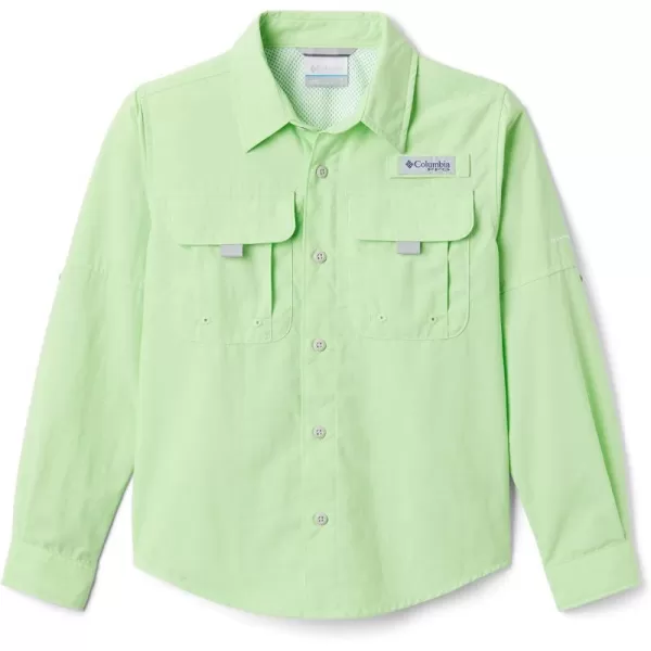 Columbia Boys PFG Bahama Long Sleeve ShirtLime Glow