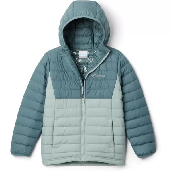 Columbia Boys Powder Lite Hooded JacketNiagaraMetal