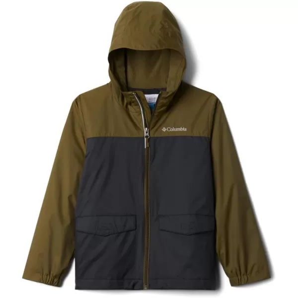 Columbia Boys RainZilla JacketNew OliveBlack