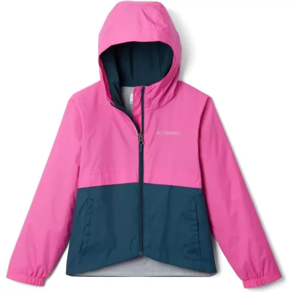 Columbia Boys RainZilla JacketPink Ice  Night Wave