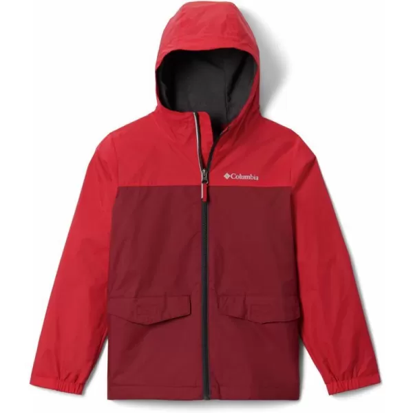 Columbia Boys RainZilla JacketRed Jasper  Mountain Red