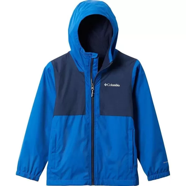 Columbia Boys Rainy Trails Fleece Lined JacketBright IndigoColl Navy Slub