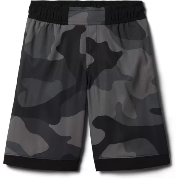 Columbia Boys Sandy Shores Boardshort MoistureWicking UV Sun ProtectionBlack Mod Camo