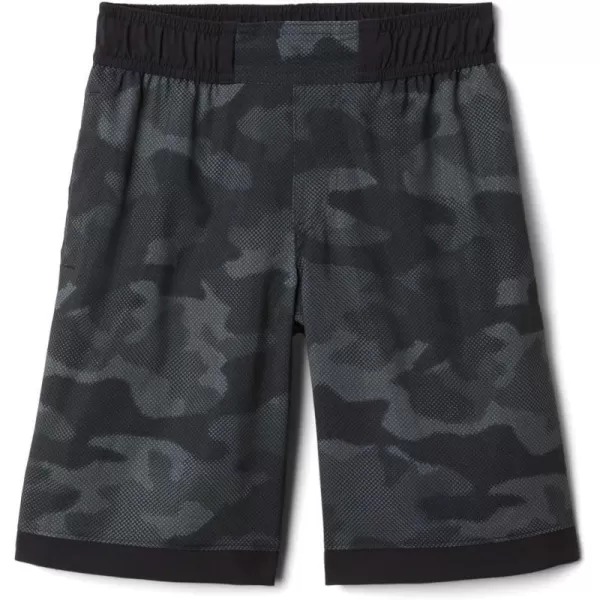 Columbia Boys Sandy Shores Boardshort MoistureWicking UV Sun ProtectionBlack Spotted Camo