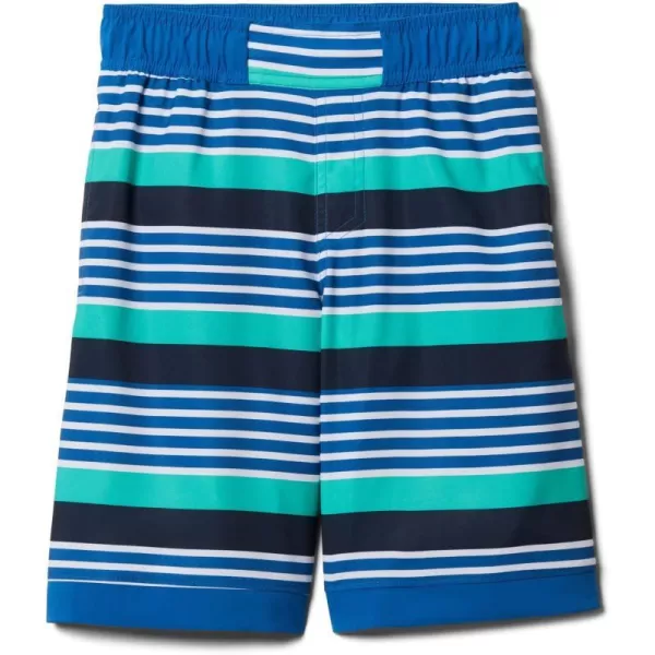 Columbia Boys Sandy Shores Boardshort MoistureWicking UV Sun ProtectionBright Indigo Milo Stripe