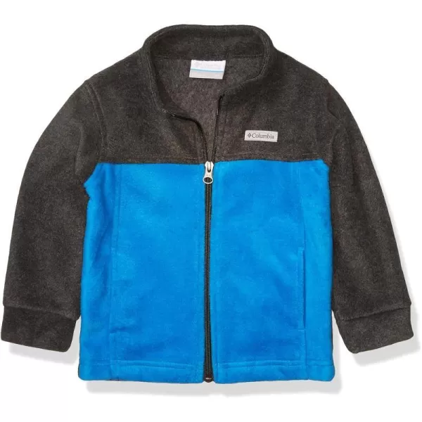 Columbia Boys Steens Mountain Ii FleeceAzure BlueCharcoal Heather