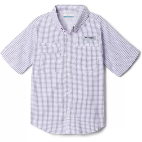 Columbia Boys Super Tamiami Short Sleeve ShirtSunset Red Super Tamiami Gingham