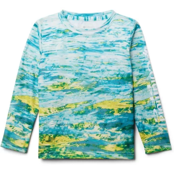 Columbia Boys Super Terminal Tackle Long SleeveGulf Stream Deepsea Fade