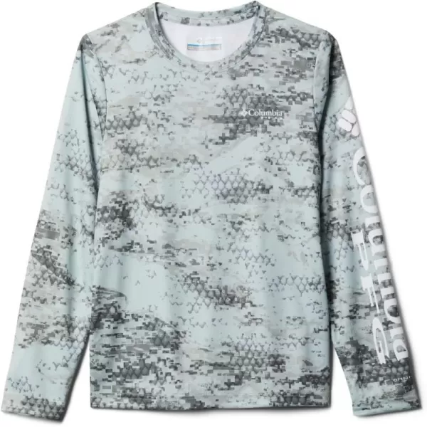 Columbia Boys Super Terminal Tackle Long SleeveSafari Pfg Camo Print