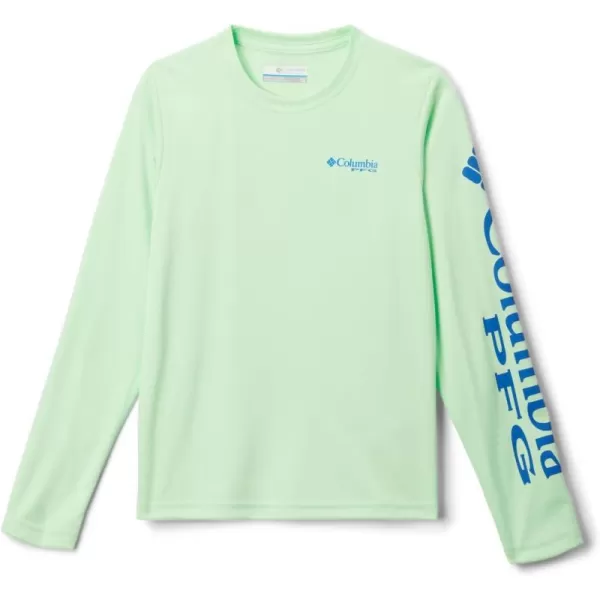 Columbia Boys Terminal Tackle Long Sleeve TeeKey WestVivid Blue Logo