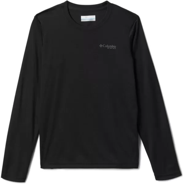Columbia Boys Terminal Tackle PFG Fish Flag Long SleeveBlackGraphite