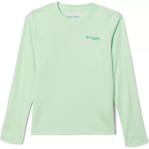 Columbia Boys Terminal Tackle PFG Fish Flag Long SleeveKey WestCool Grey