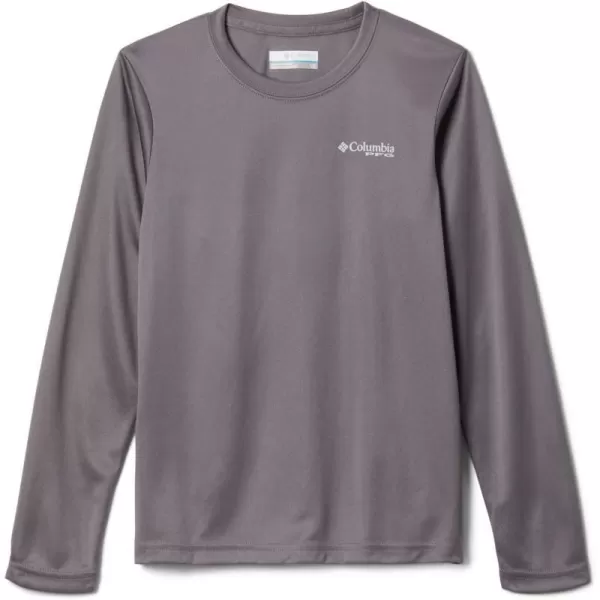 Columbia Boys Terminal Tackle PFG Triangle Logo Long SleeveCity GreyCool Grey