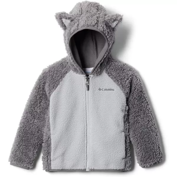 Columbia Boys Toddler Foxy Baby Sherpa Full ZipCity Grey Columbia Grey