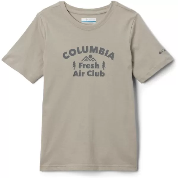 Columbia Boys Valley Creek Short Sleeve Graphic ShirtFlint GreyBreathe Easy Club