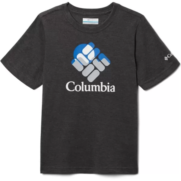 Columbia Boys Valley Creek Short Sleeve Graphic ShirtShark HeatherGemscape Graphic