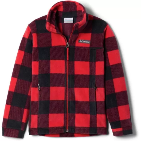 Columbia Boys Zing Iii Fleece JacketBaby Boys Mountain Red Check B Print