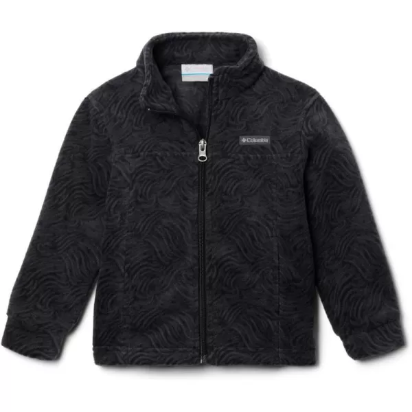 Columbia Boys Zing Iii Fleece JacketBig Boys Black Sunwaves