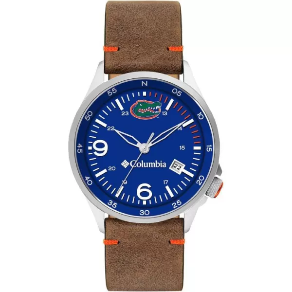 Columbia Canyon Ridge Florida Gators Mens Watch with Saddle Color Leather StrapColumbia Canyon Ridge Florida Gators Mens Watch with Saddle Color Leather Strap