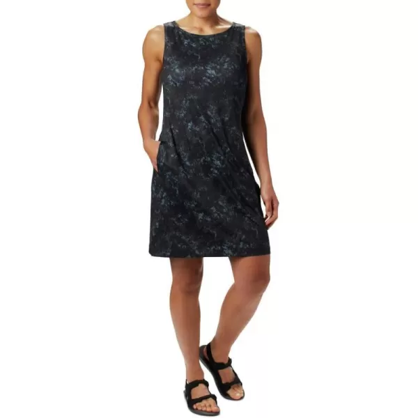 Columbia Chill River Printed DressBlack Rubbed Texture Print