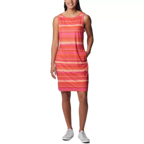 Columbia Chill River Printed DressSunset OrangeHorizons Stripe