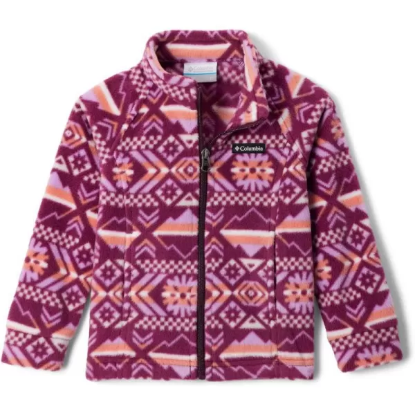 Little Girls Marionberry Checkered Peaks