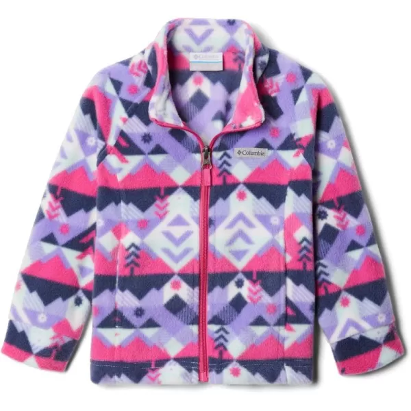 Columbia Girls Benton Springs Ii Printed Fleece JacketToddler Girls White Checkpoint