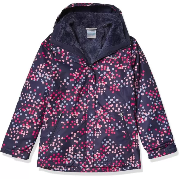 Columbia Girls Bugaboo Ii Fleece Interchange JacketNocturnal Blot Dot