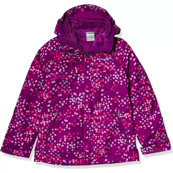 Columbia Girls Bugaboo Ii Fleece Interchange JacketPlum Blot Dot