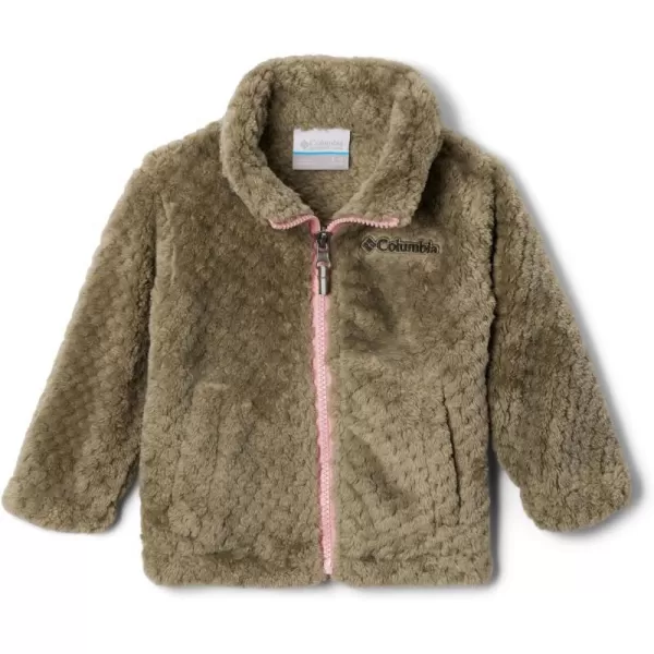 Columbia Girls Fire Side Sherpa Full ZipStone Green