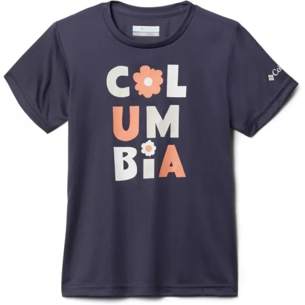 Columbia Girls Mirror Creek Short Sleeve Graphic ShirtNocturnal Flowery Type