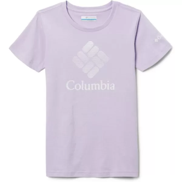 Columbia Girls Mission Lake Short Sleeve Graphic ShirtMorning MistCsc Stacked Banded Graphic