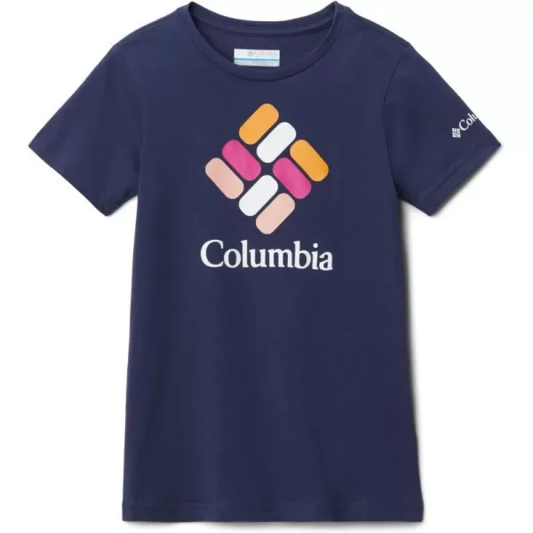 Columbia Girls Mission Lake Short Sleeve Graphic ShirtNocturnal Multi Gem