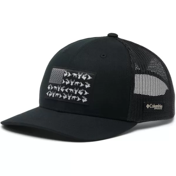 Columbia Girls PHG Mesh Snap BackBlackGame Flag