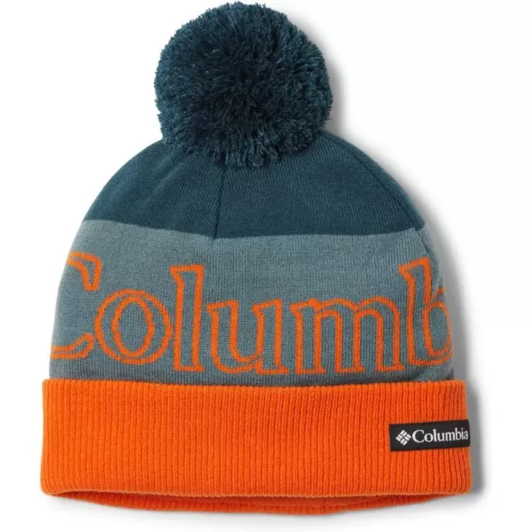 Columbia Girls Polar Powder BeanieNight WaveMetalBright Orange