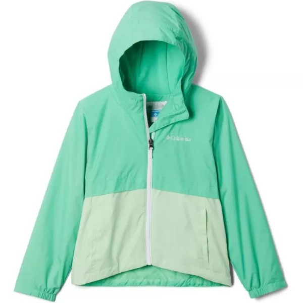 Columbia Girls RainZilla JacketLight JadeKey West