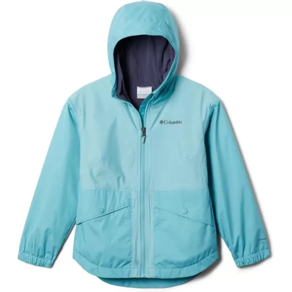 Columbia Girls Rainy Trails Fleece Lined JacketSea WaveSea Wave Slub