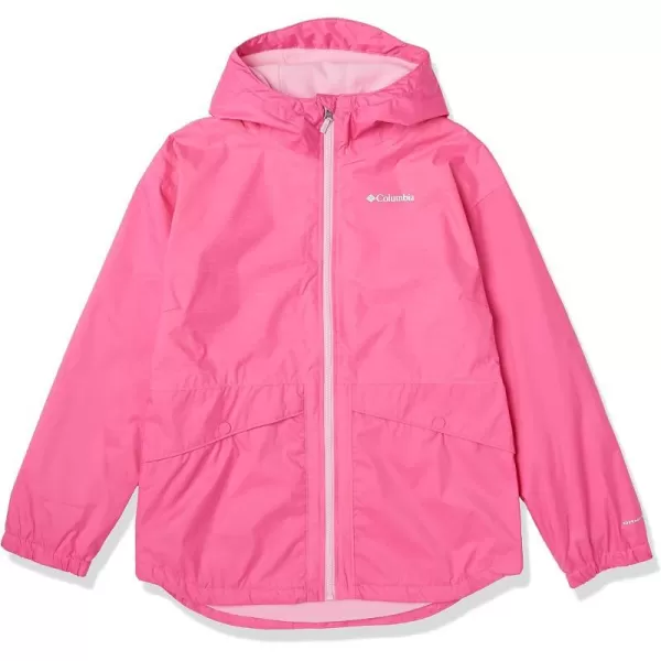 Columbia Girls Rainy Trails Fleece Lined JacketWild GeraniumWild Geranium Slub