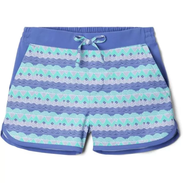 Columbia Girls Sandy Shores BoardshortAfrican Violet Striped Peaks