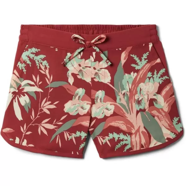 Columbia Girls Sandy Shores BoardshortDusty Crimson Magnolia Floral