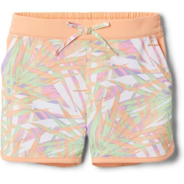 Columbia Girls Sandy Shores BoardshortPeach Dye Palms TonalPeach