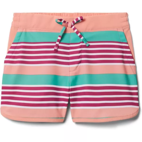 Columbia Girls Sandy Shores BoardshortWild Fuchsia Milo Stripe