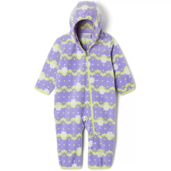 Columbia Girls Snowtop Ii BuntingBaby Paisley Purple Daisydot