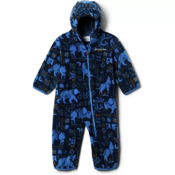 Columbia Girls Snowtop Ii BuntingBright Indigo Fierce So Me PrintBright Indigo