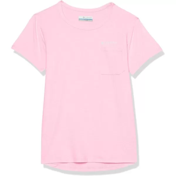 Columbia Girls Tech Trail Short Sleeve TeeWild Rose Heather