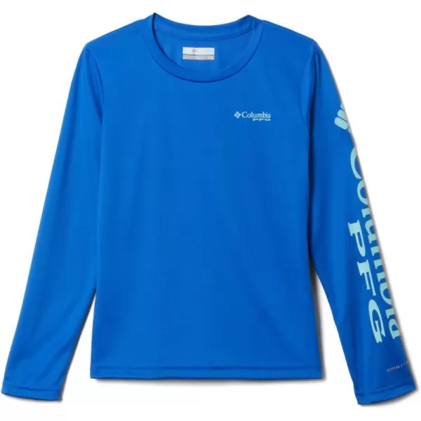 Columbia Girls Tidal Tee Long SleeveBlue MacawGulf Stream Logo